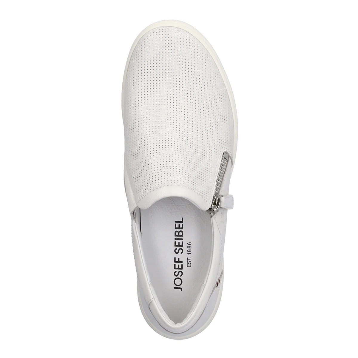 Josef Seibel Caren 22 Women's Slip-On Sneaker in White - Image 6