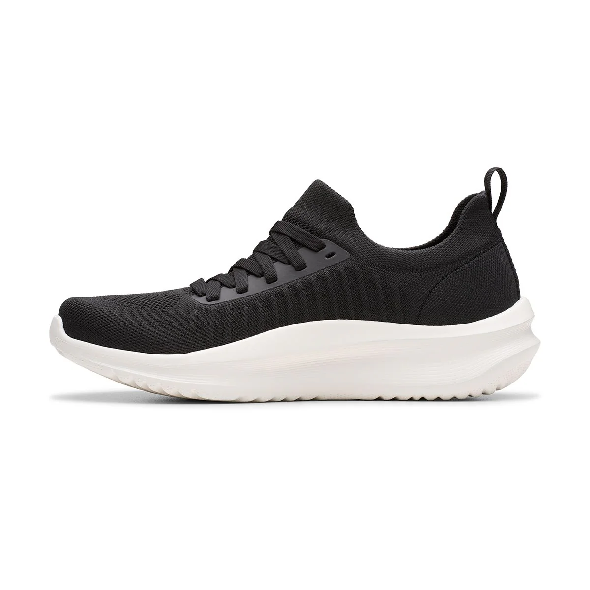Clarks Solevana Lace Women's Sneaker in Black - Image 5