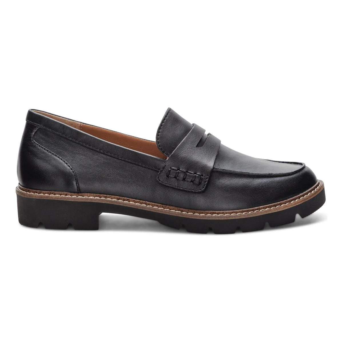 Aetrex Collette Women's Arch Support Loafer – Black - Image 4
