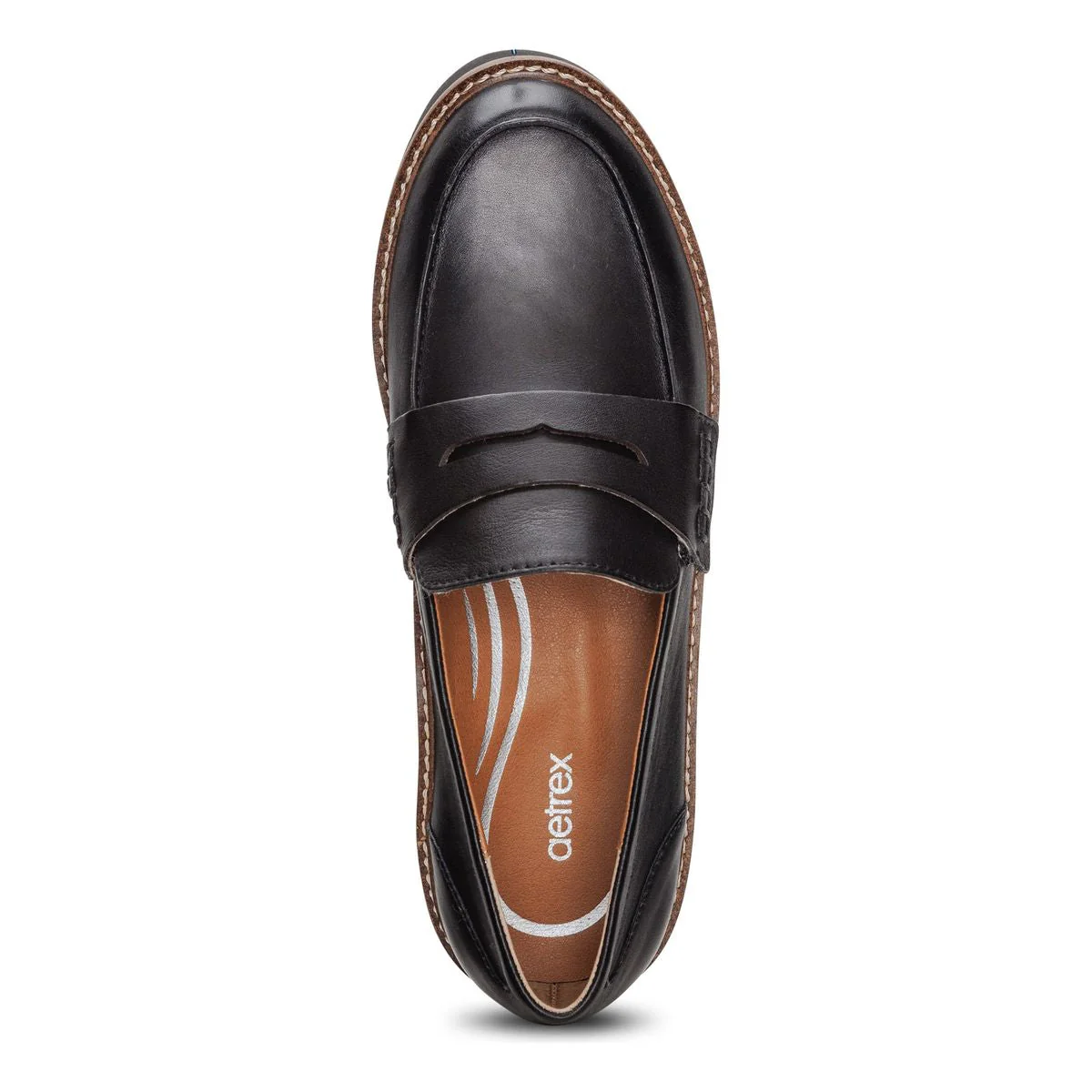 Aetrex Collette Women's Arch Support Loafer – Black - Image 5