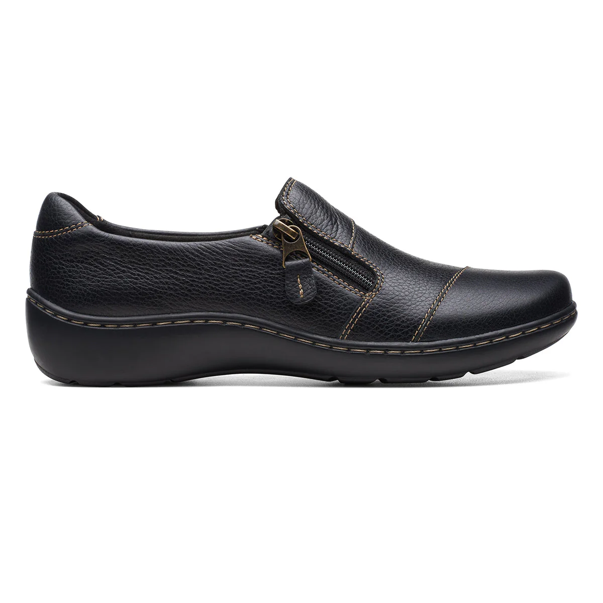 Clarks Cora Harbor Women's Loafer in Black - Image 7