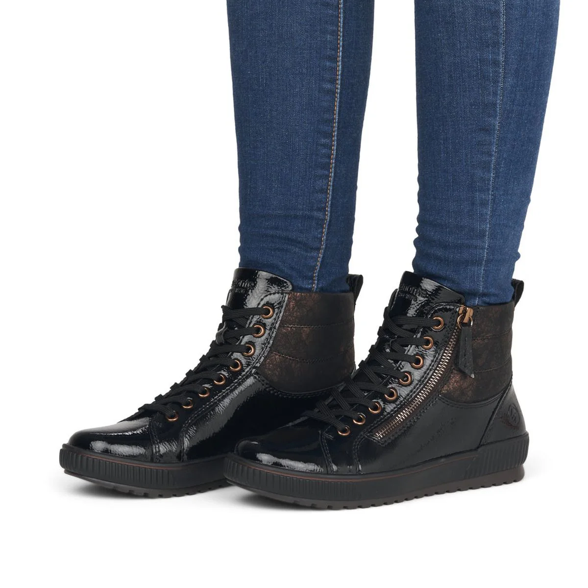 Remonte Crash D0775 Women's Lace Up Boots - Image 4