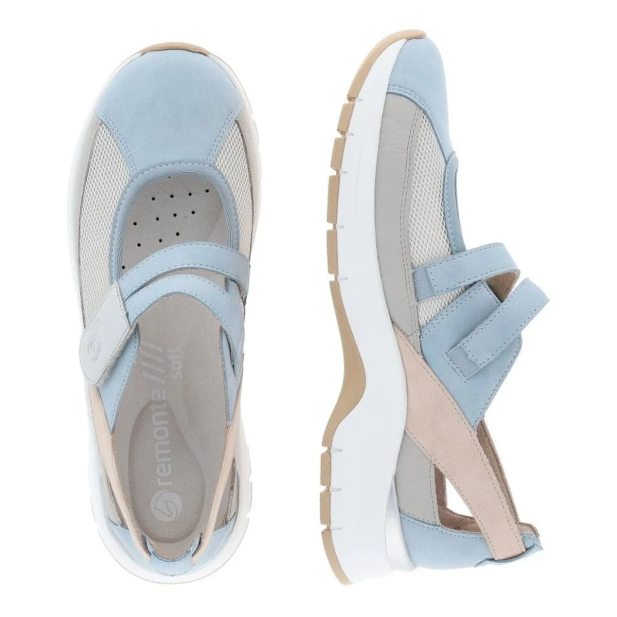 Remonte D0G08 Women's Casual Slipon in Aqua - Image 4