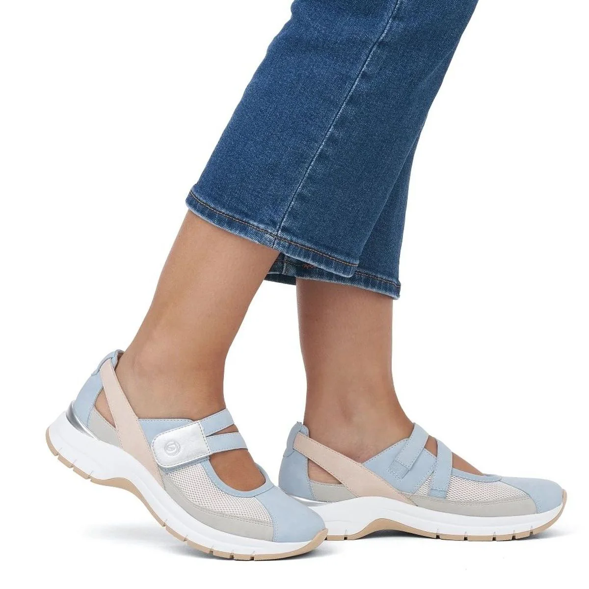Remonte D0G08 Women's Casual Slipon in Aqua - Image 5
