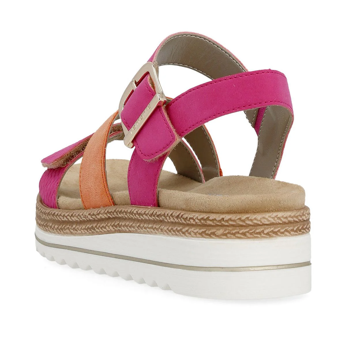 Remonte D0Q55 Magenta Women's Strap Sandals in Magenta - Image 3