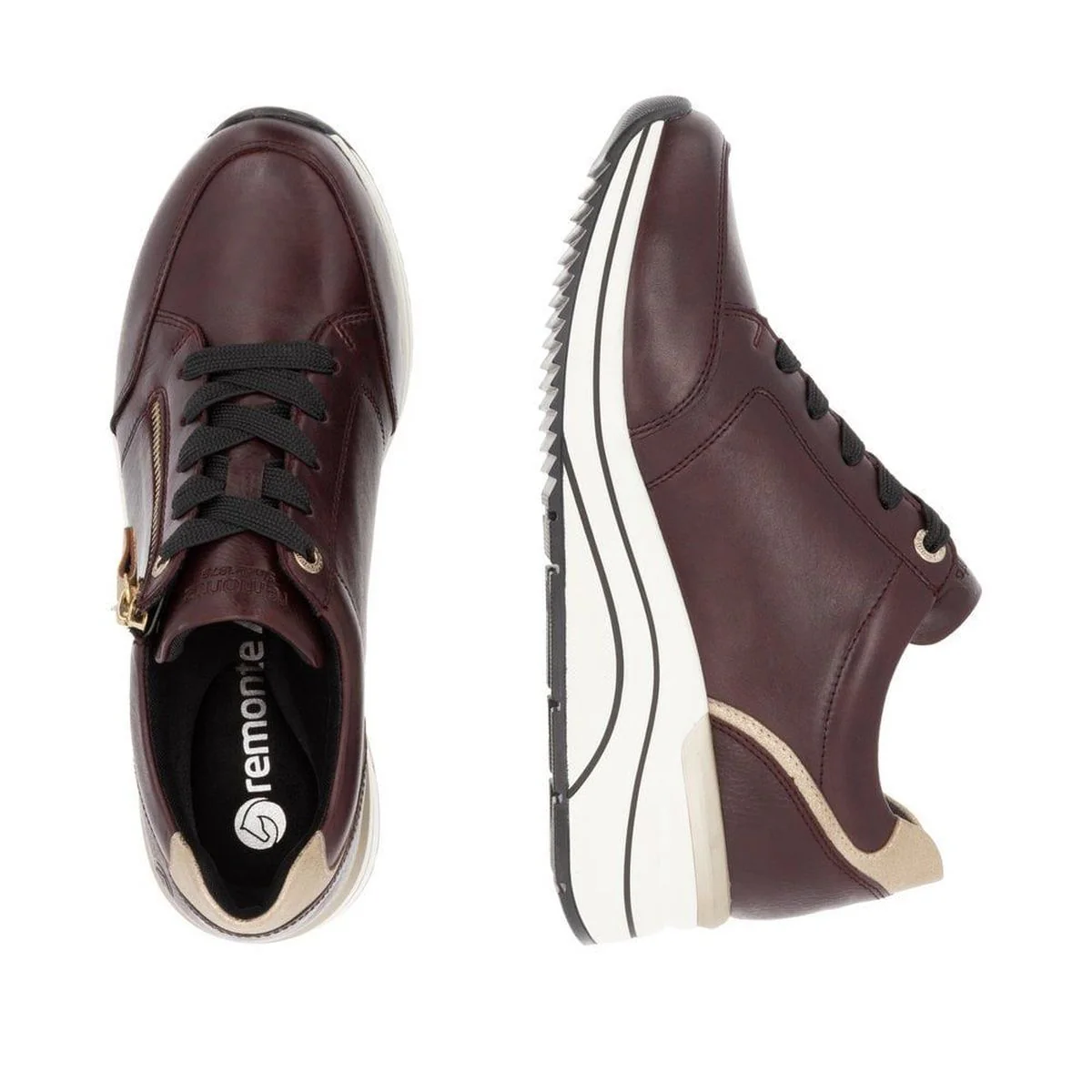 Remonte D0T03 Women's Wedge Sneaker - Image 4