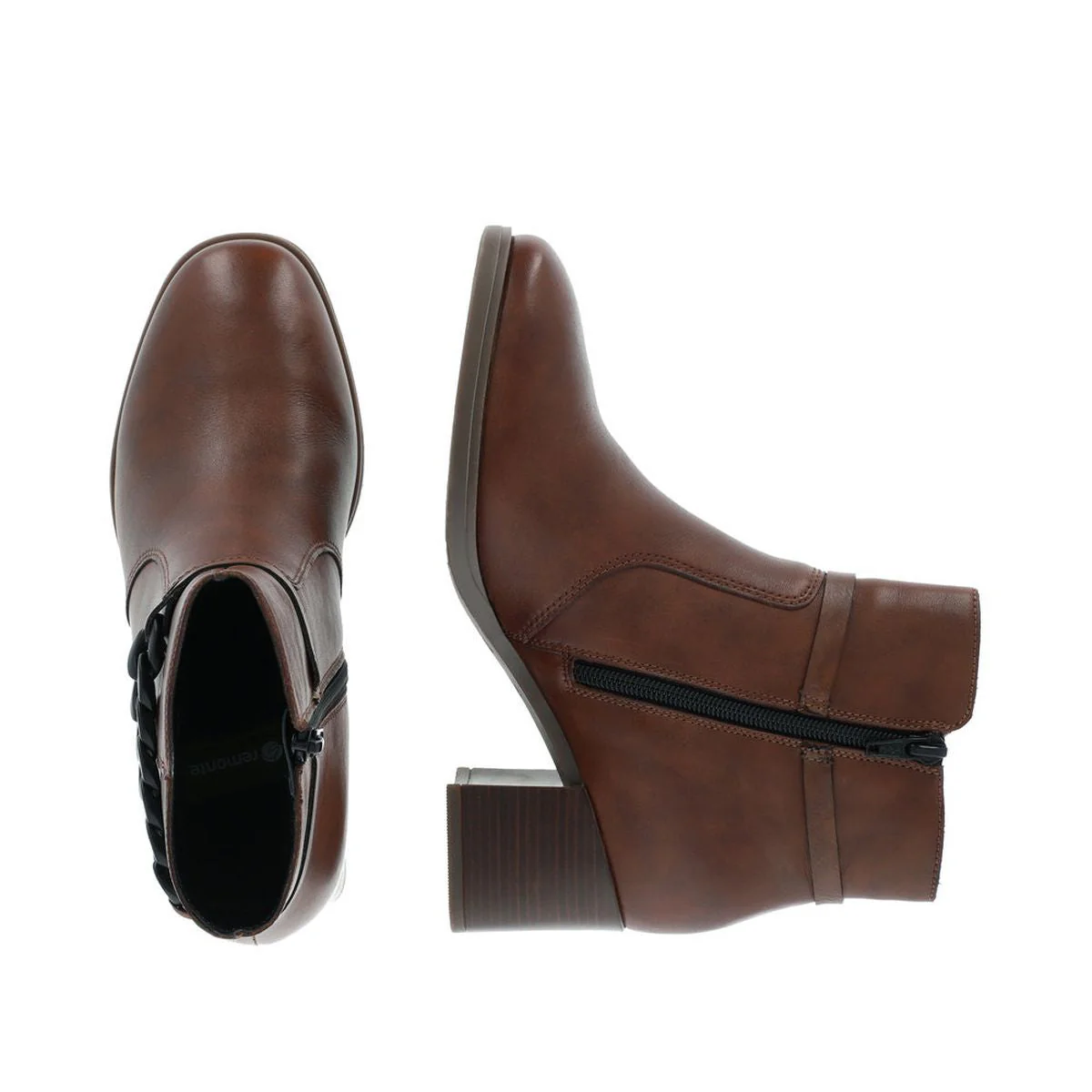 Remonte D0V73 Women's Ankle Boots in Chestnut - Image 4