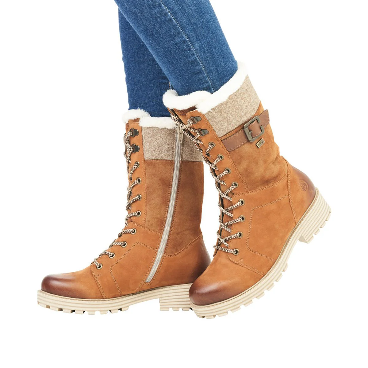 Remonte D0W72 Women's Lace Up Boots - Image 4
