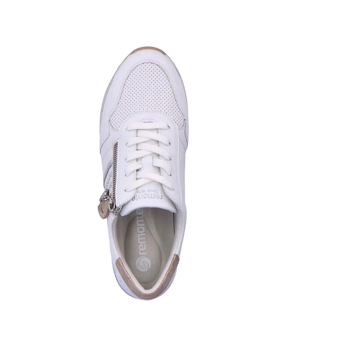 Remonte D1318 Women's White Sneakers - Image 3