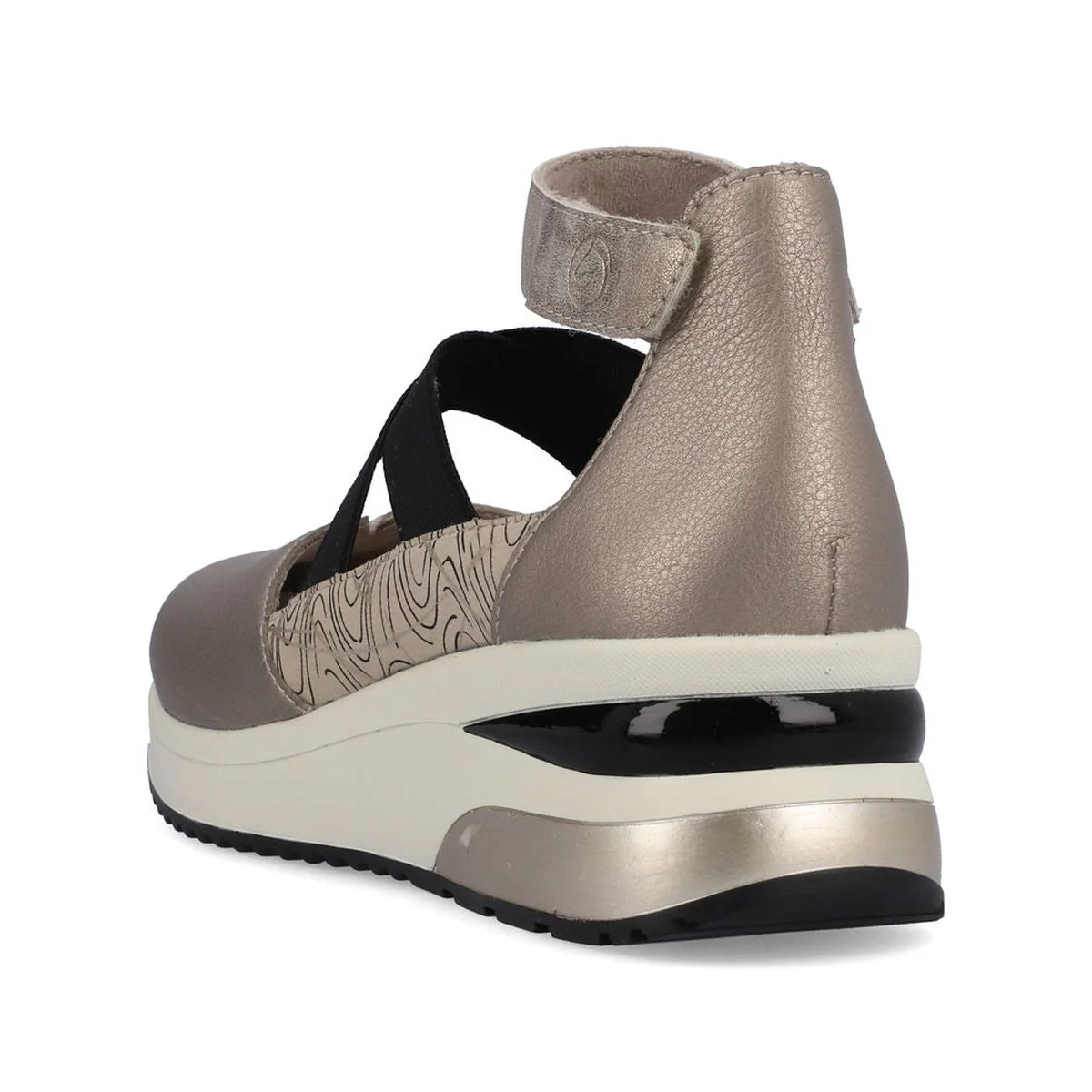Remonte Women's D2411 Adjustable Strap in Silver - Image 3