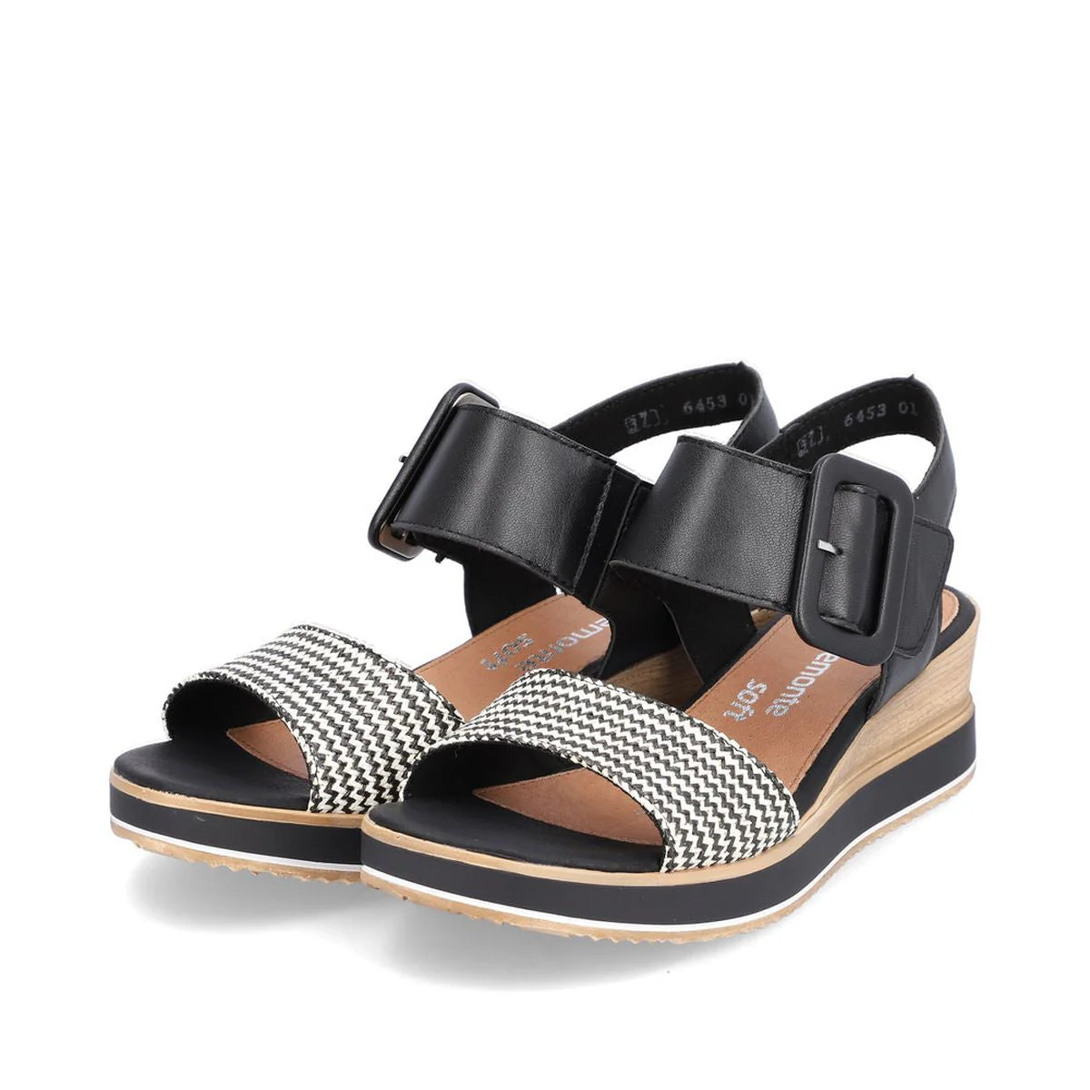 Remonte D6453 Women's Strap Wedge Sandals - Image 5