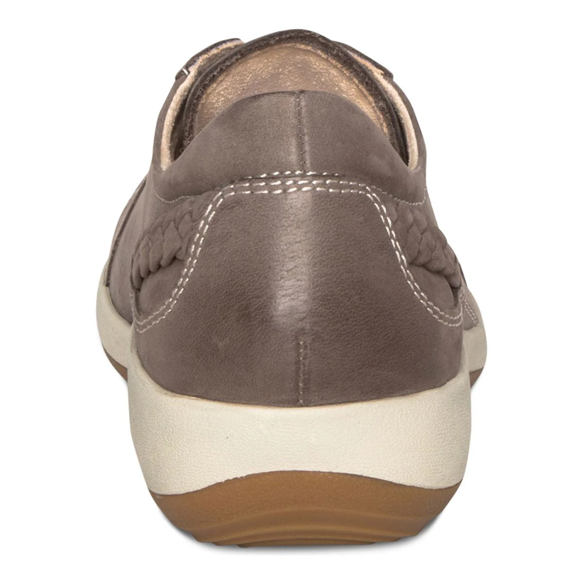 Aetrex Dana Women's Lace Up Oxford – Mushroom - Image 4