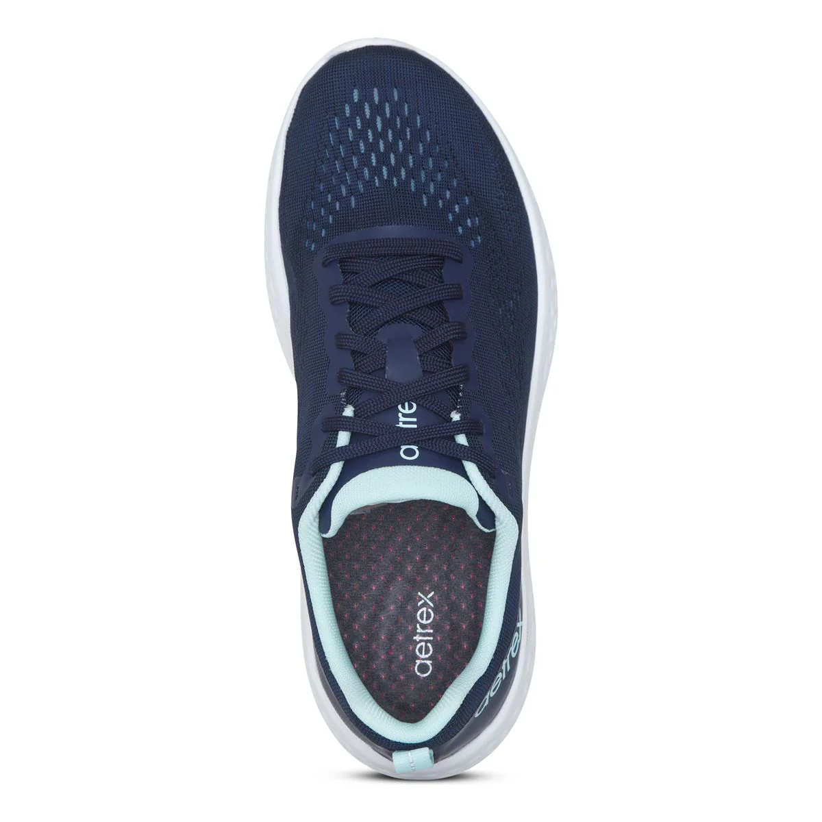 Aetrex Danika Women's Arch Support Sneaker – Navy - Image 5