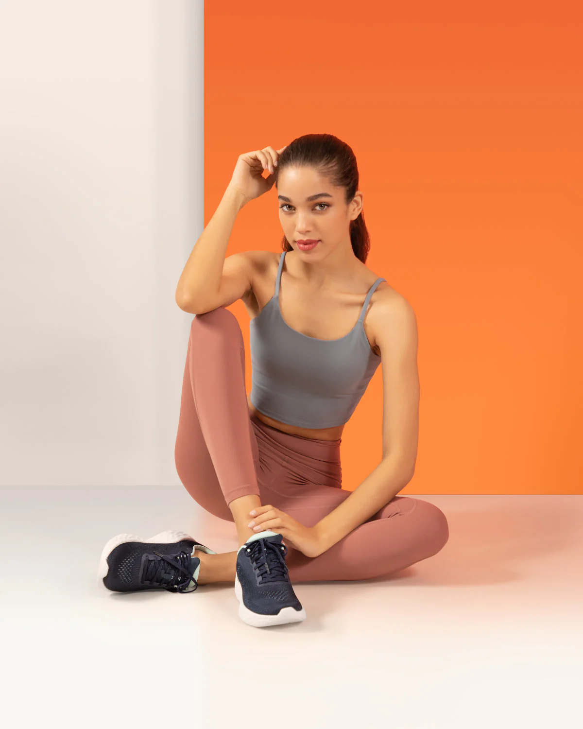 Aetrex Danika Women's Arch Support Sneaker – Navy - Image 7
