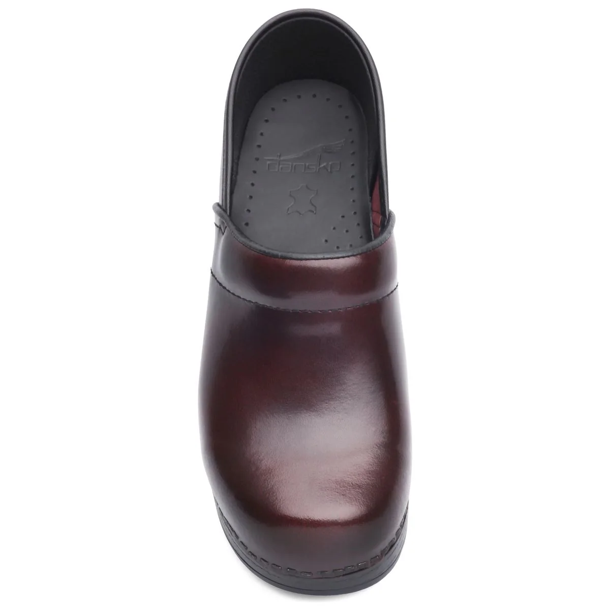 Dansko Professional Women's Slip On Clog in Cordovan Cabrio - Image 5