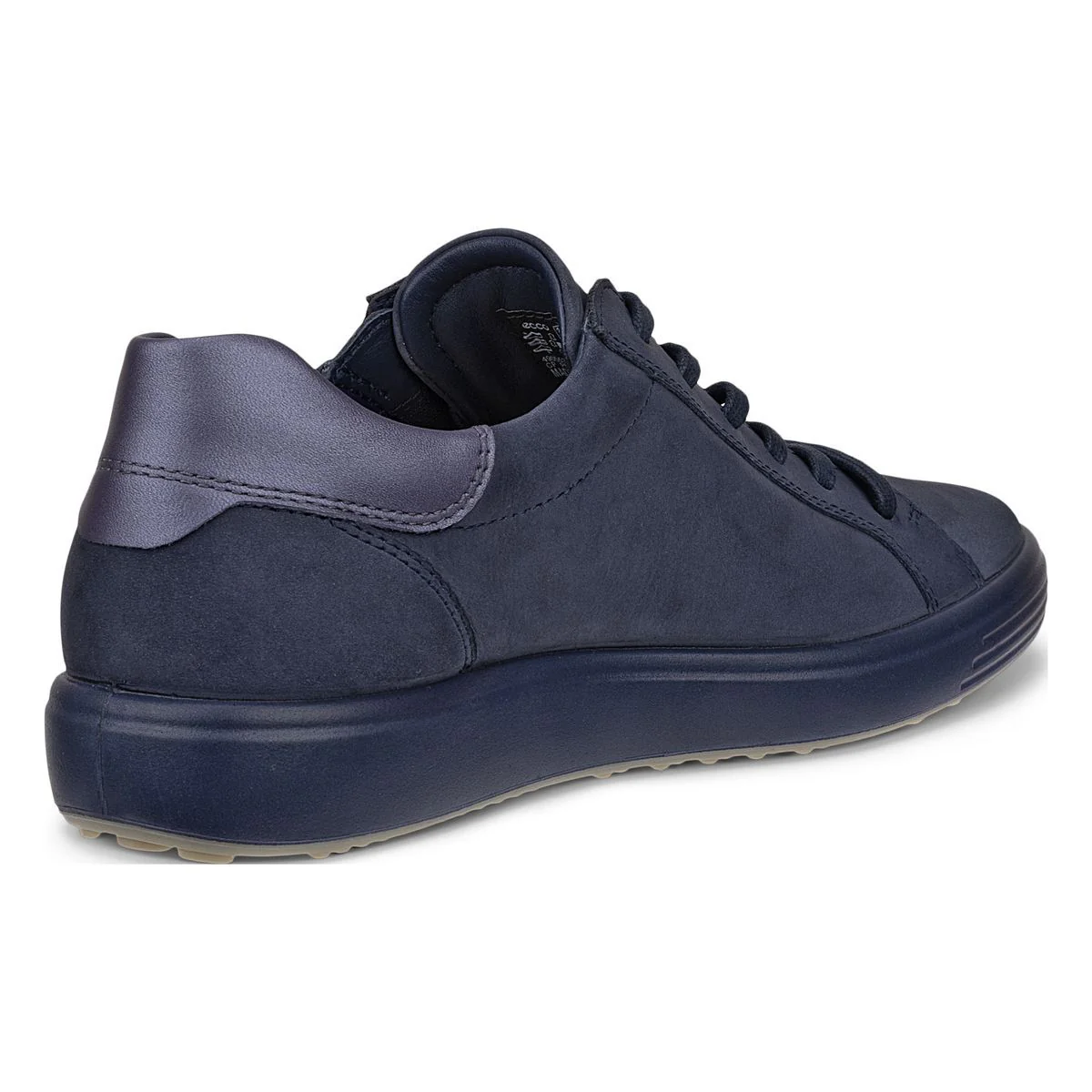 Ecco Soft 7 Women's Side-Zip Sneaker in Marine - Image 2