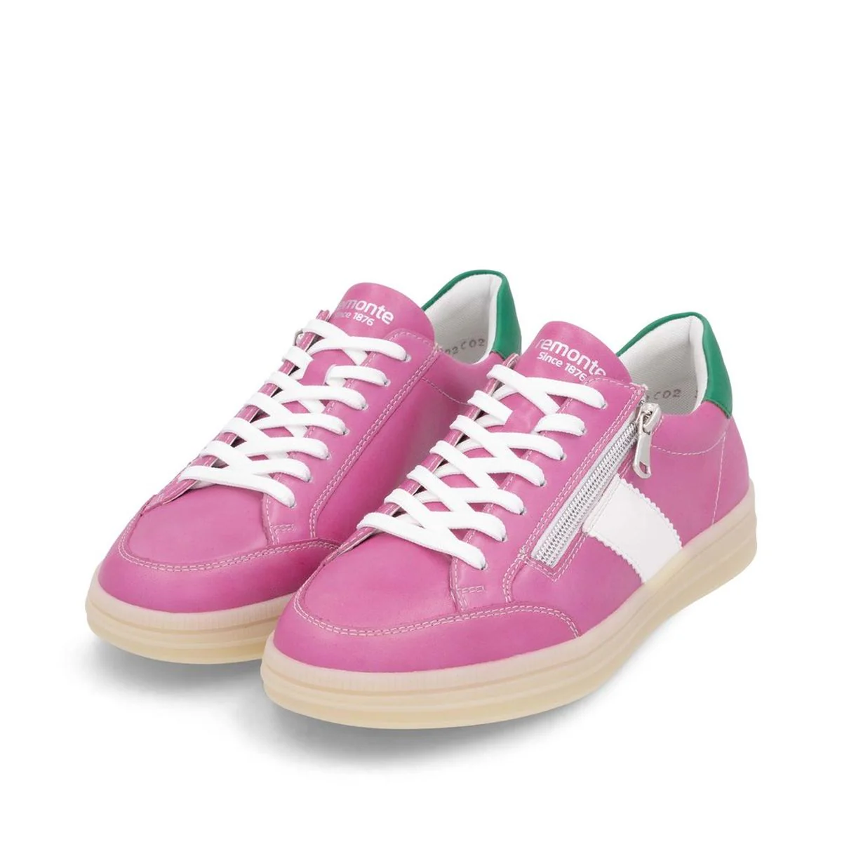 Remonte Elizabeth Hurley Women's Side Zip Sneaker in Fuchsia - Image 4