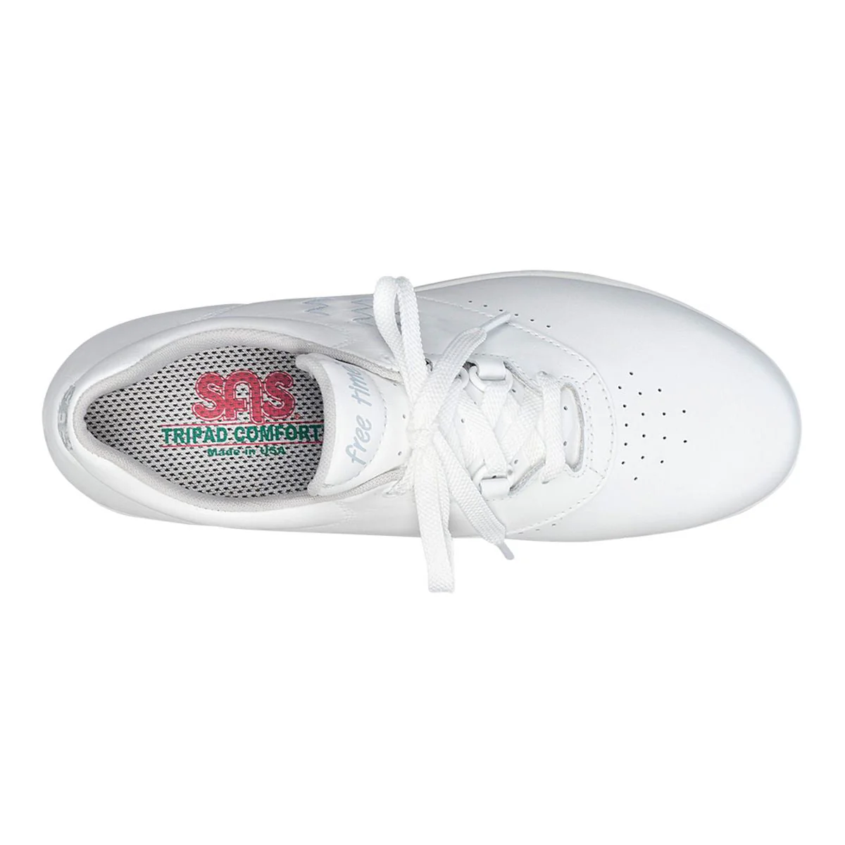 SAS Free Time Women's Walking Shoe in White - Image 3