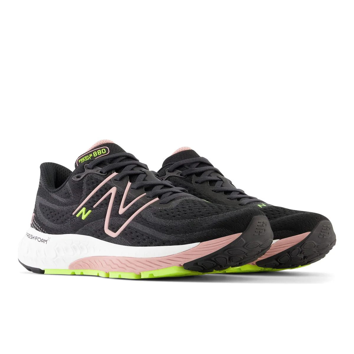 New Balance Women's Fresh Foam X 880v13 in Black/Pink - Image 7