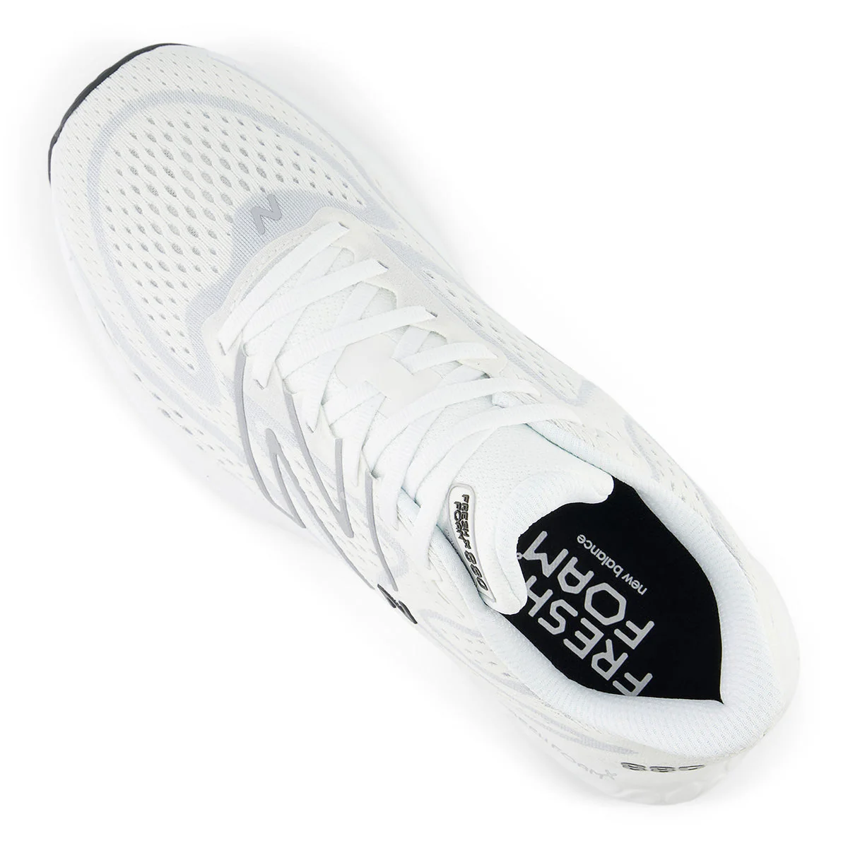 New Balance Men's Fresh Foam X 880W13 in White/Silver - Image 8