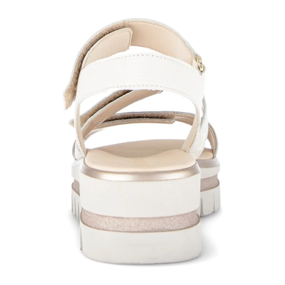 Gabor 620.69 Platform Adjustable Sandal – Grey/Silver - Image 3