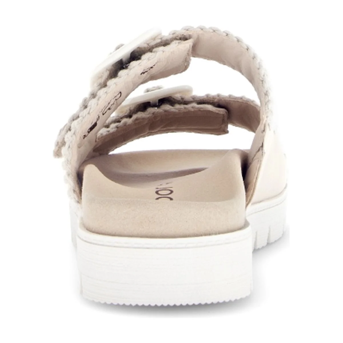 Gabor 741.22 Adjustable Slip On Sandal – Off White - Image 3
