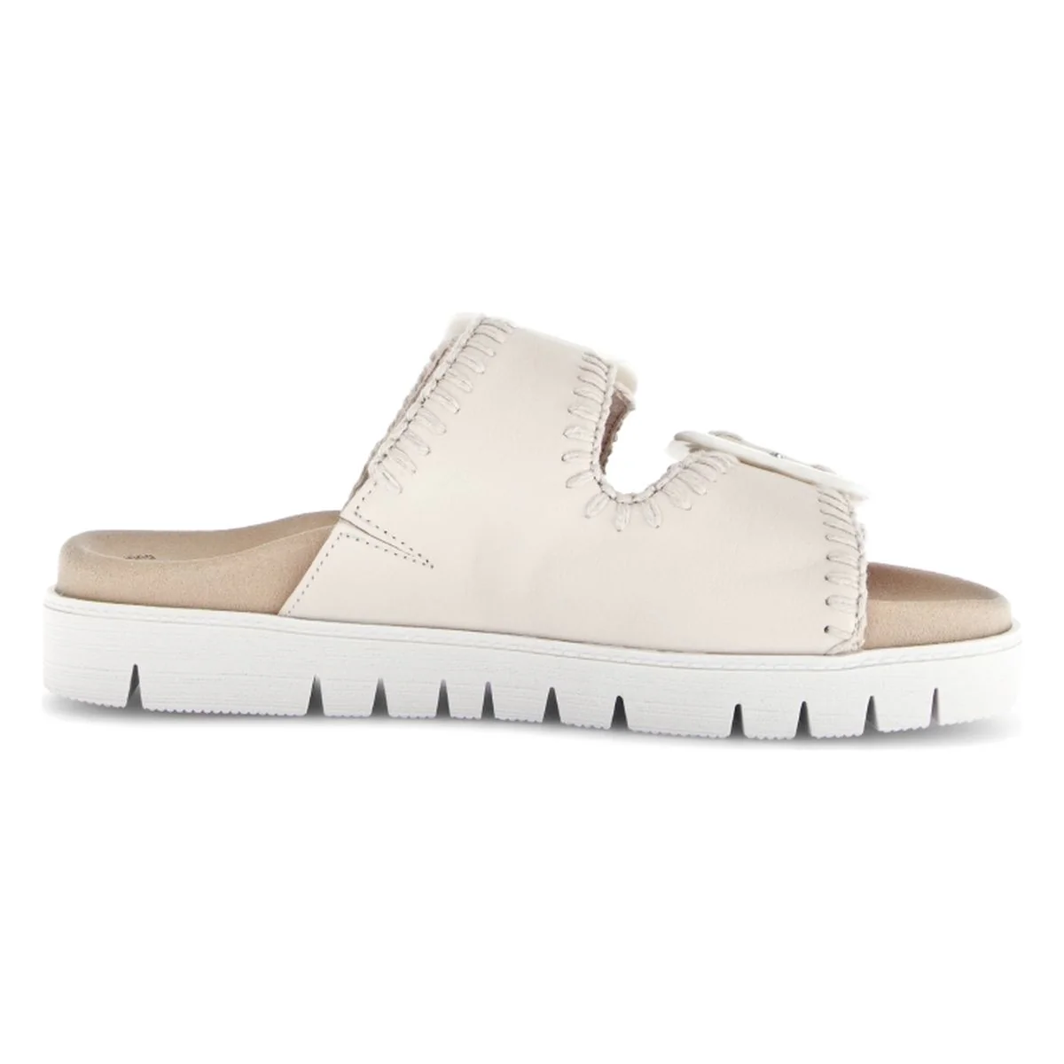 Gabor 741.22 Adjustable Slip On Sandal – Off White - Image 4
