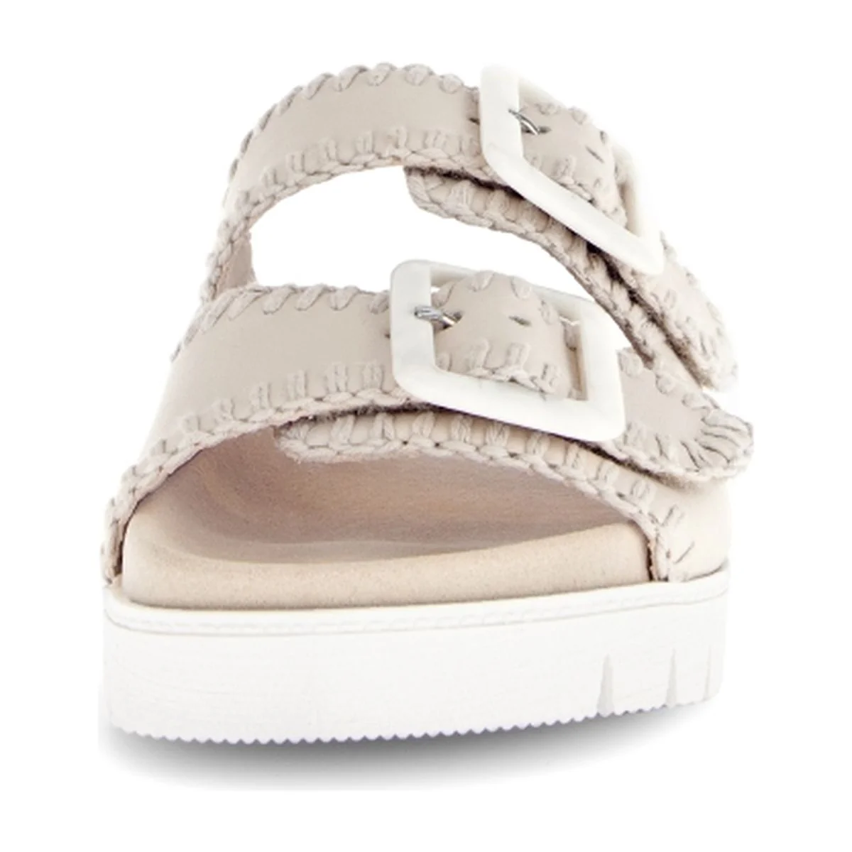Gabor 741.22 Adjustable Slip On Sandal – Off White - Image 5