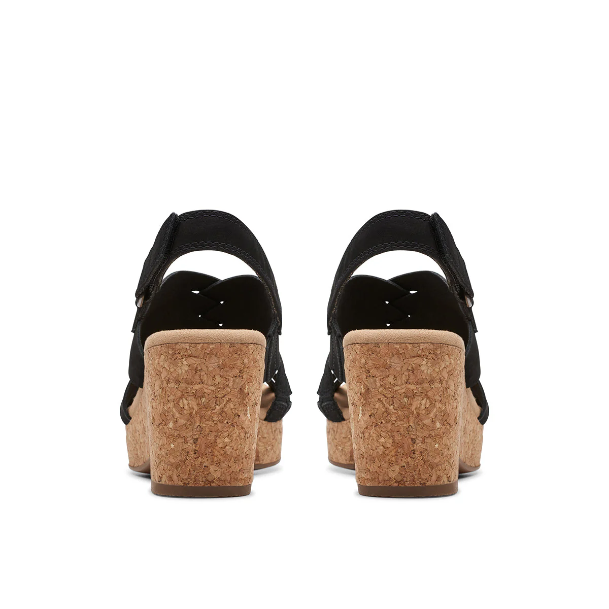 Clarks Giselle Ivy Women's Wedge Sandals in Black - Image 5