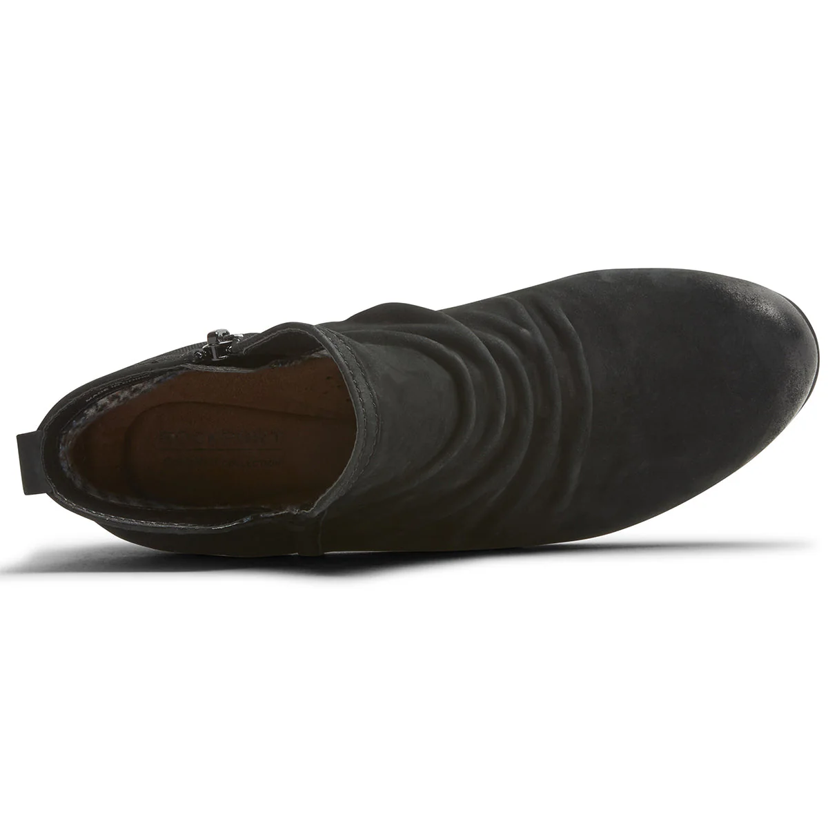 Gratasha 2 Ruched Leather Panel Ankle Boot - Image 2