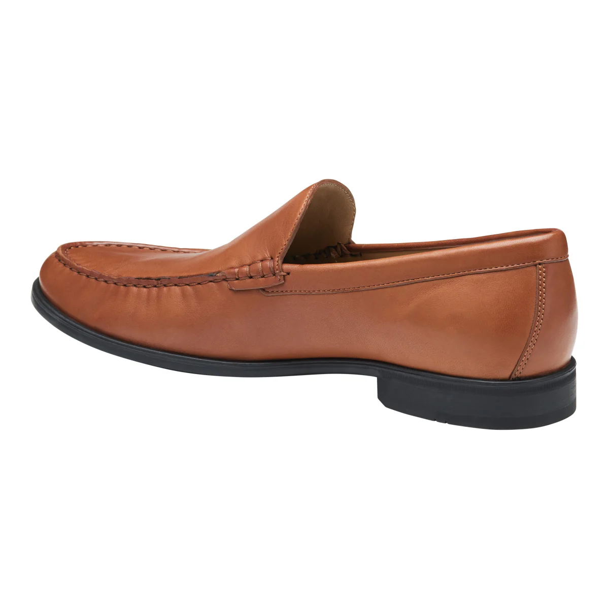 Johnston & Murphy Harrison Men's Mocassin Dress Slip-on in Cognac - Image 4