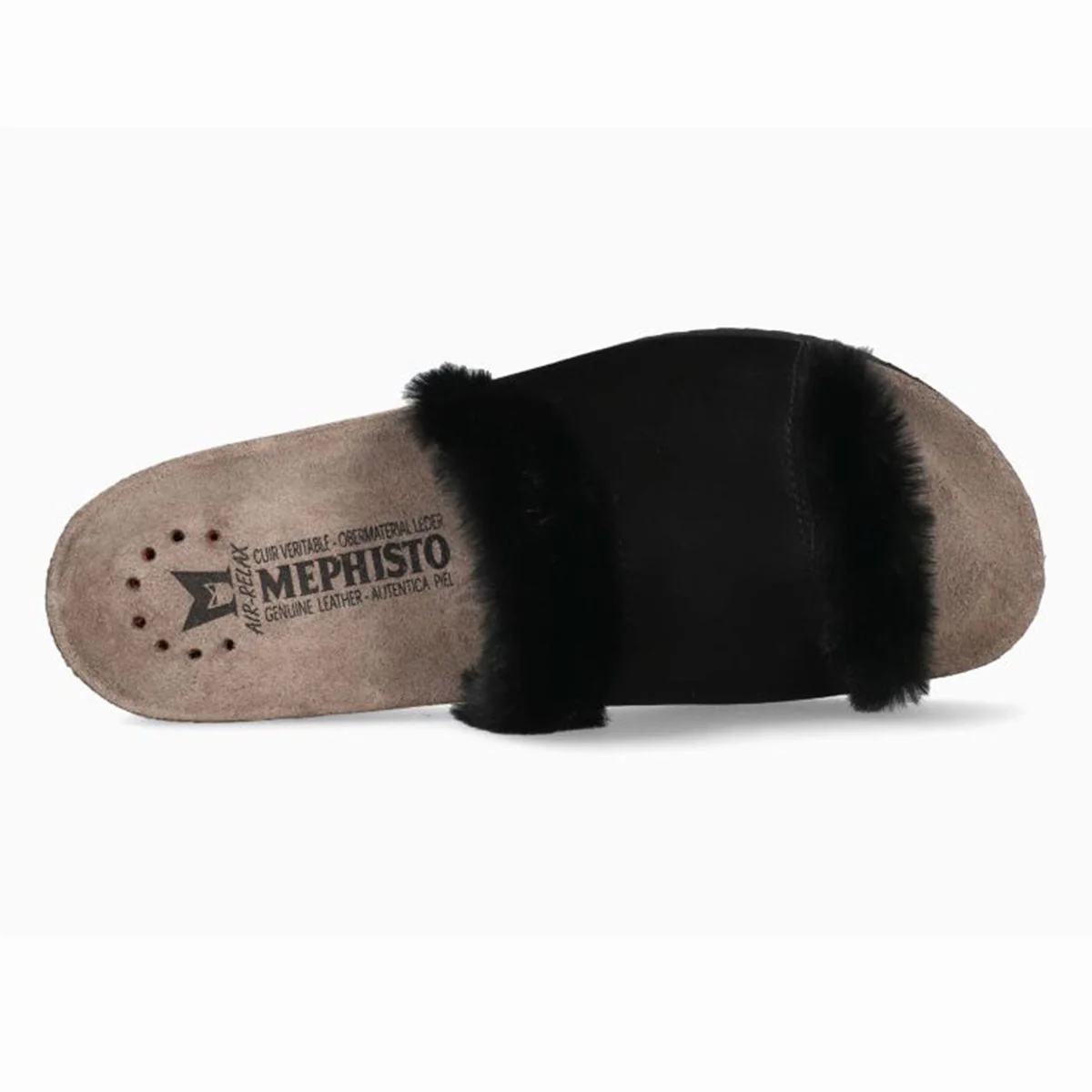 Mephisto Hemeline Women's Cork Sandals in Black - Image 3