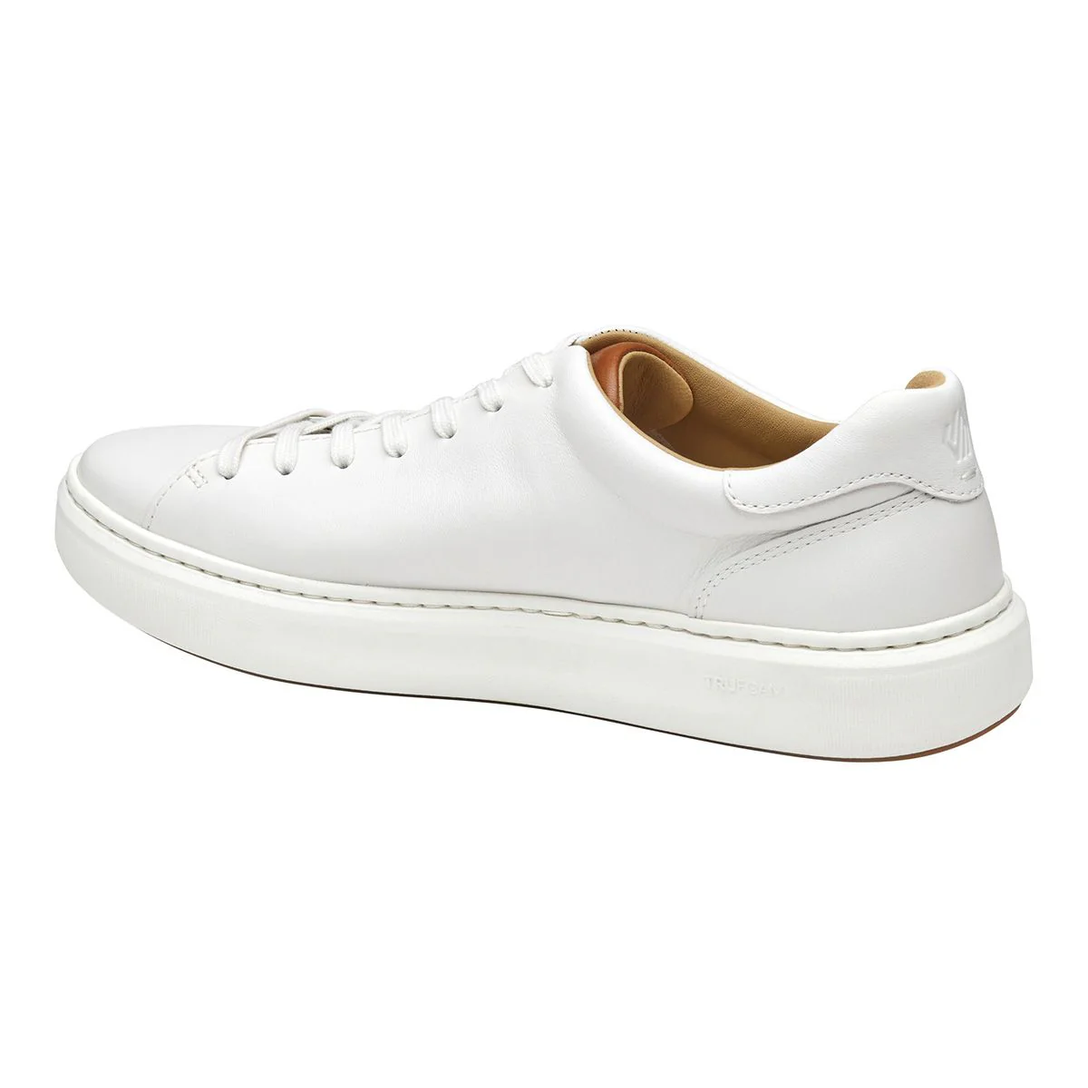 Johnston & Murphy Anders Lace-To-Toe Men's Sneaker in White - Image 5