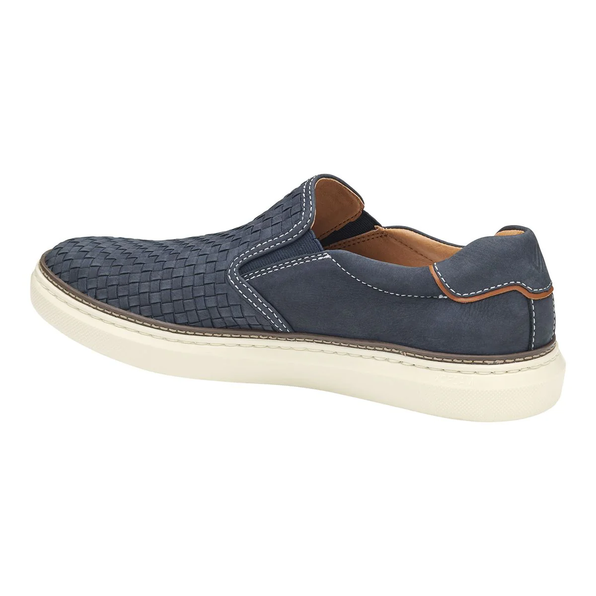 Johnston & Murphy McGuffey 2 Woven Men's Slip-On in Navy - Image 7