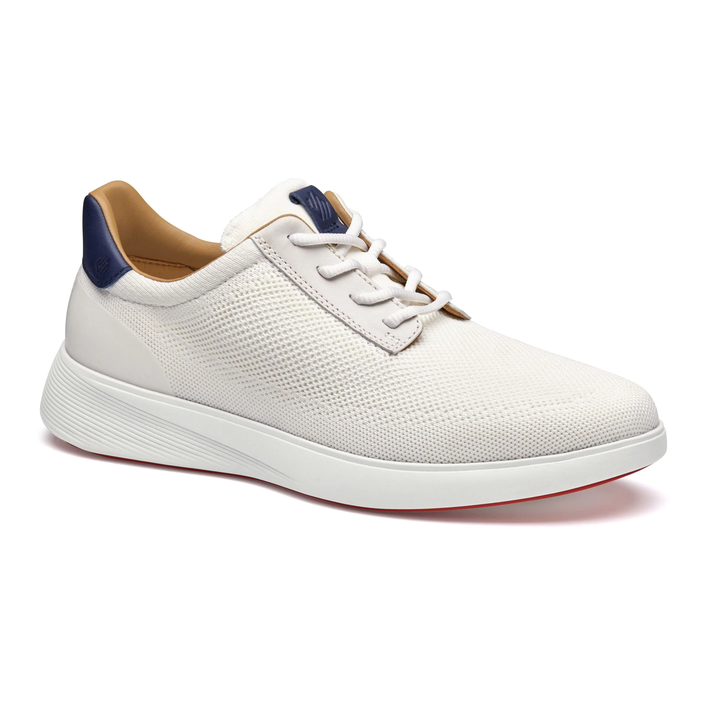 Johnston & Murphy Men's Ackerson Knit Plain Toe Lace-Up Sneaker