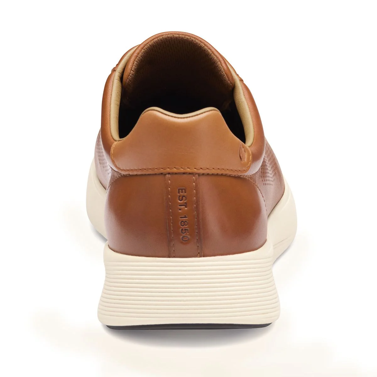 Johnston & Murphy Men's Ackerson Perfed Plain Toe Lace-Up Sneaker in Tan - Image 4