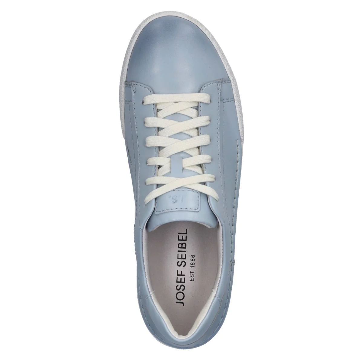Josef Seibel Claire 01 Women's Lace-Up Sneaker Ice Blue - Image 4