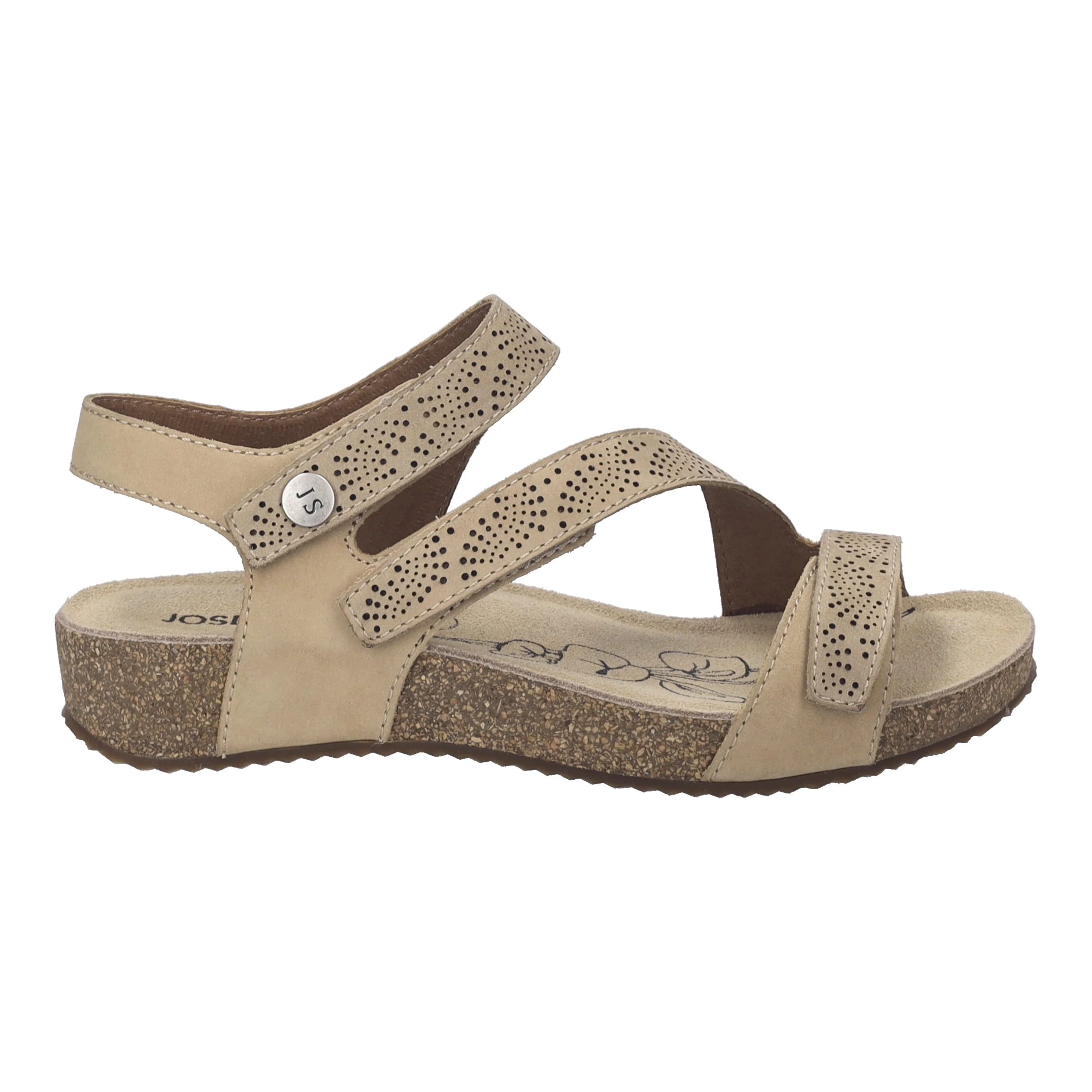 Josef Seibel Tonga 78 Women's Adjustable Sandals in Beige - Image 2