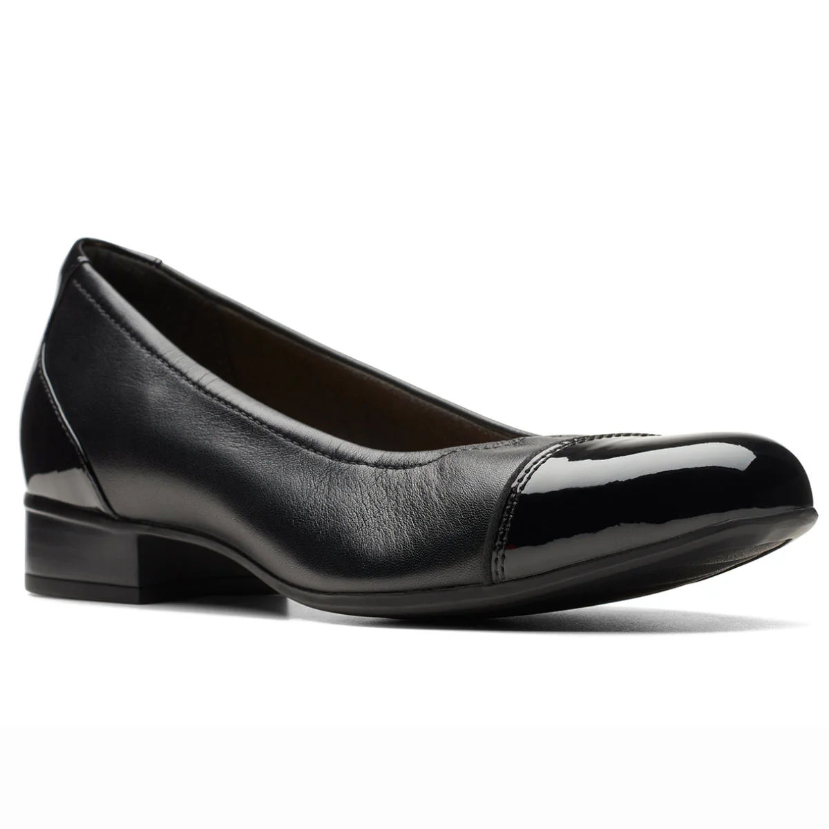 Clarks Juliet Step Slip On Women's Dress Heel in Black