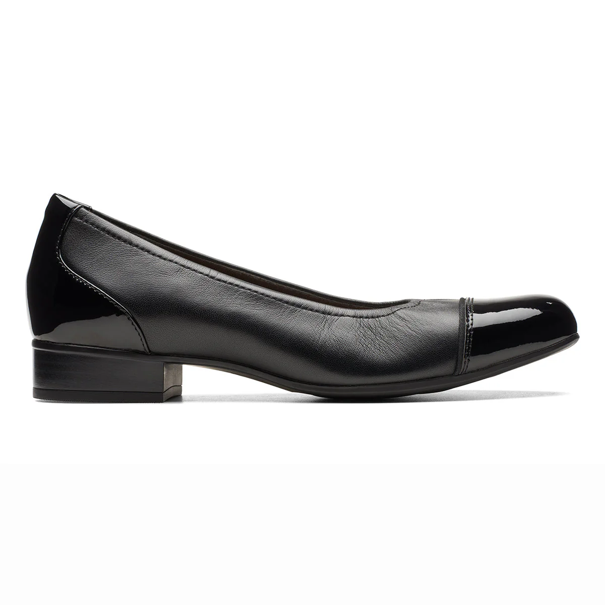 Clarks Juliet Step Slip On Women's Dress Heel in Black - Image 2