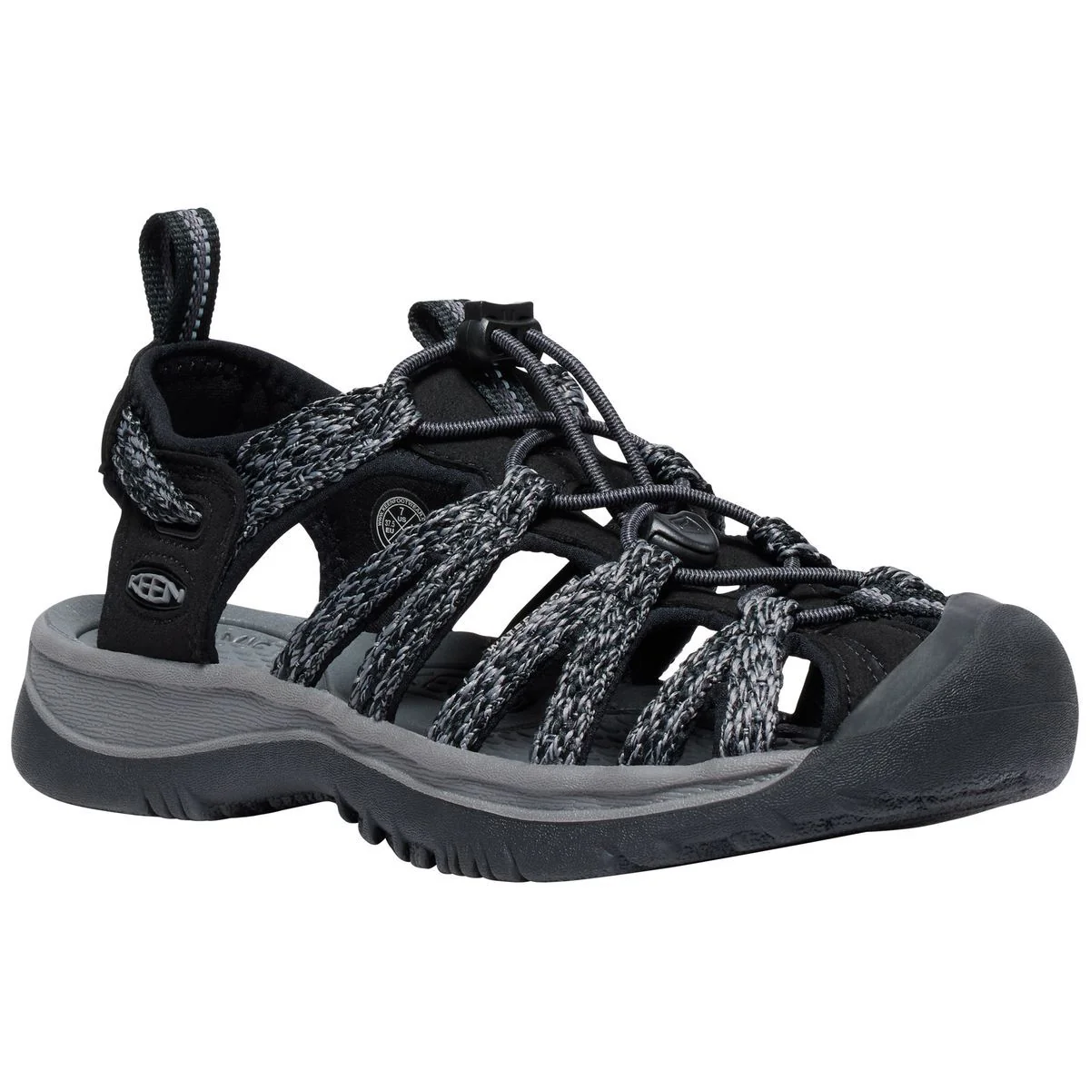 Keen Women’s Whisper Sandal in Black Grey - Image 2