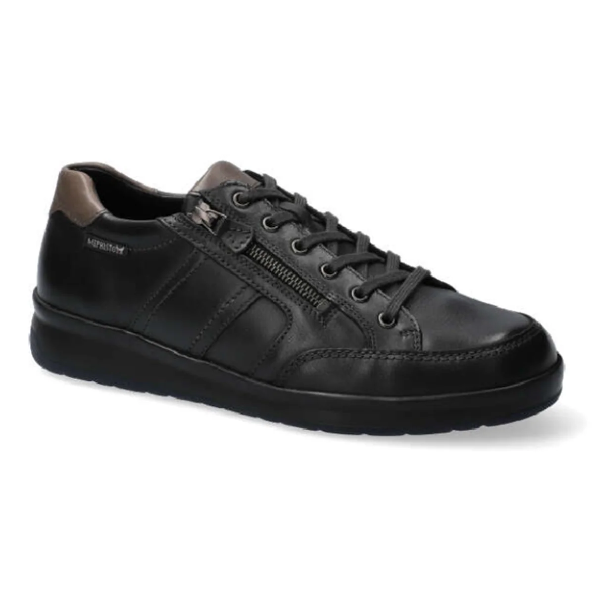 Mephisto Lisandro W. Men's Leather Sneaker in Black