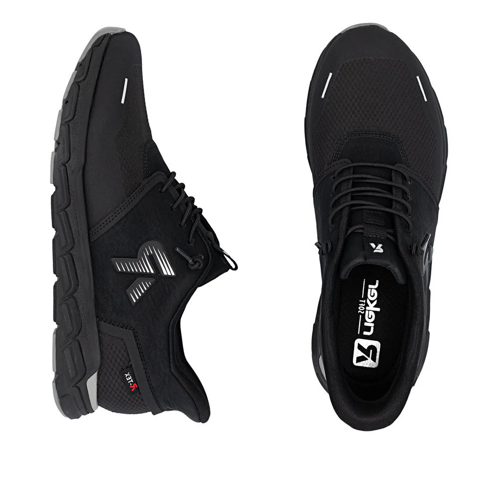 Rieker M9051 Women's Ready to Go Sneaker in Black - Image 6