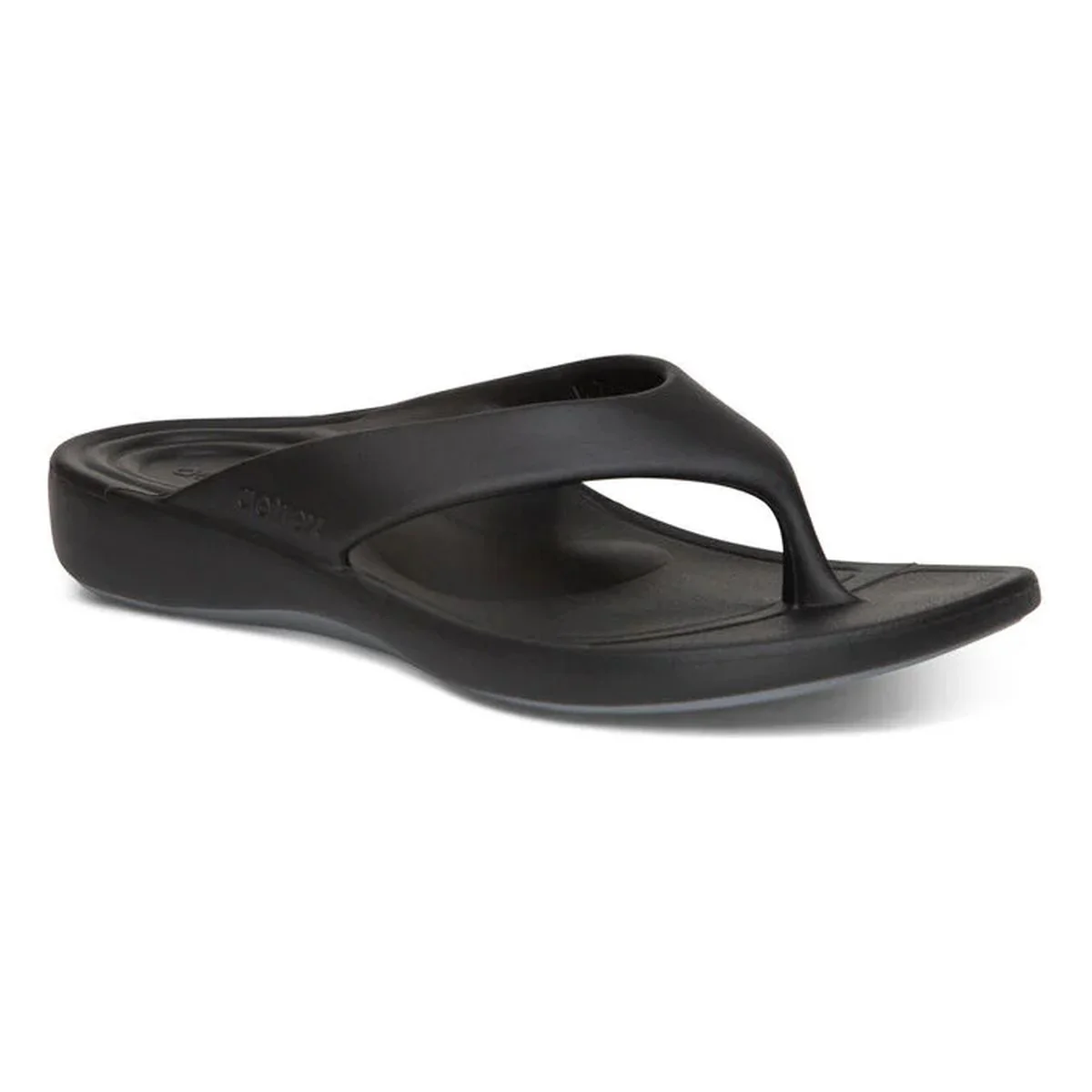 Aetrex Maui Women's Orthotic Flips – Black