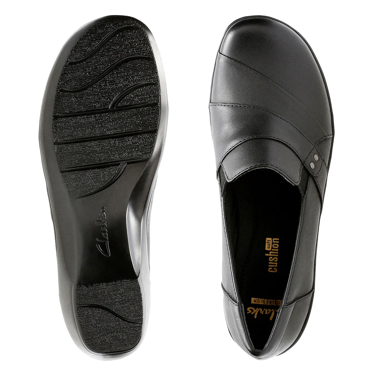 Clarks May Marigold Women's Dress Loafer in Black - Image 5