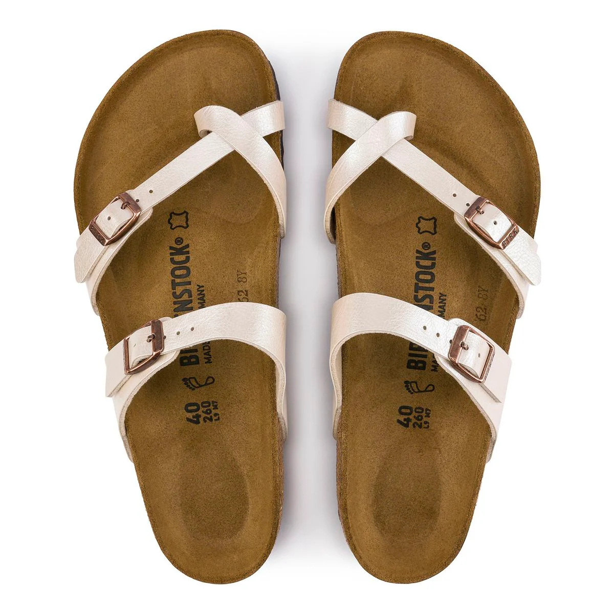 Birkenstock Mayari Birko-Flor – Pearl White - Image 2