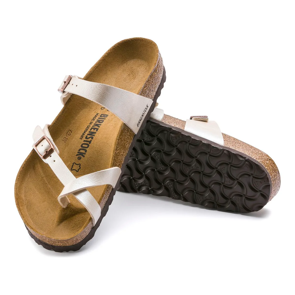 Birkenstock Mayari Birko-Flor – Pearl White - Image 3
