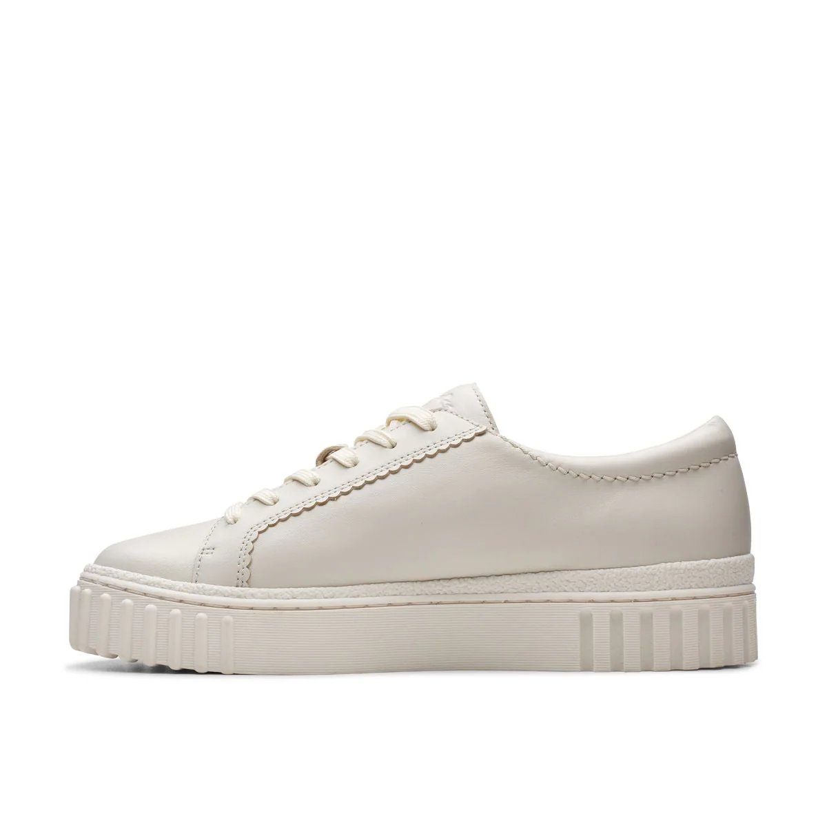 Clarks Mayhill Women's Walk Sneakers in Off White - Image 3