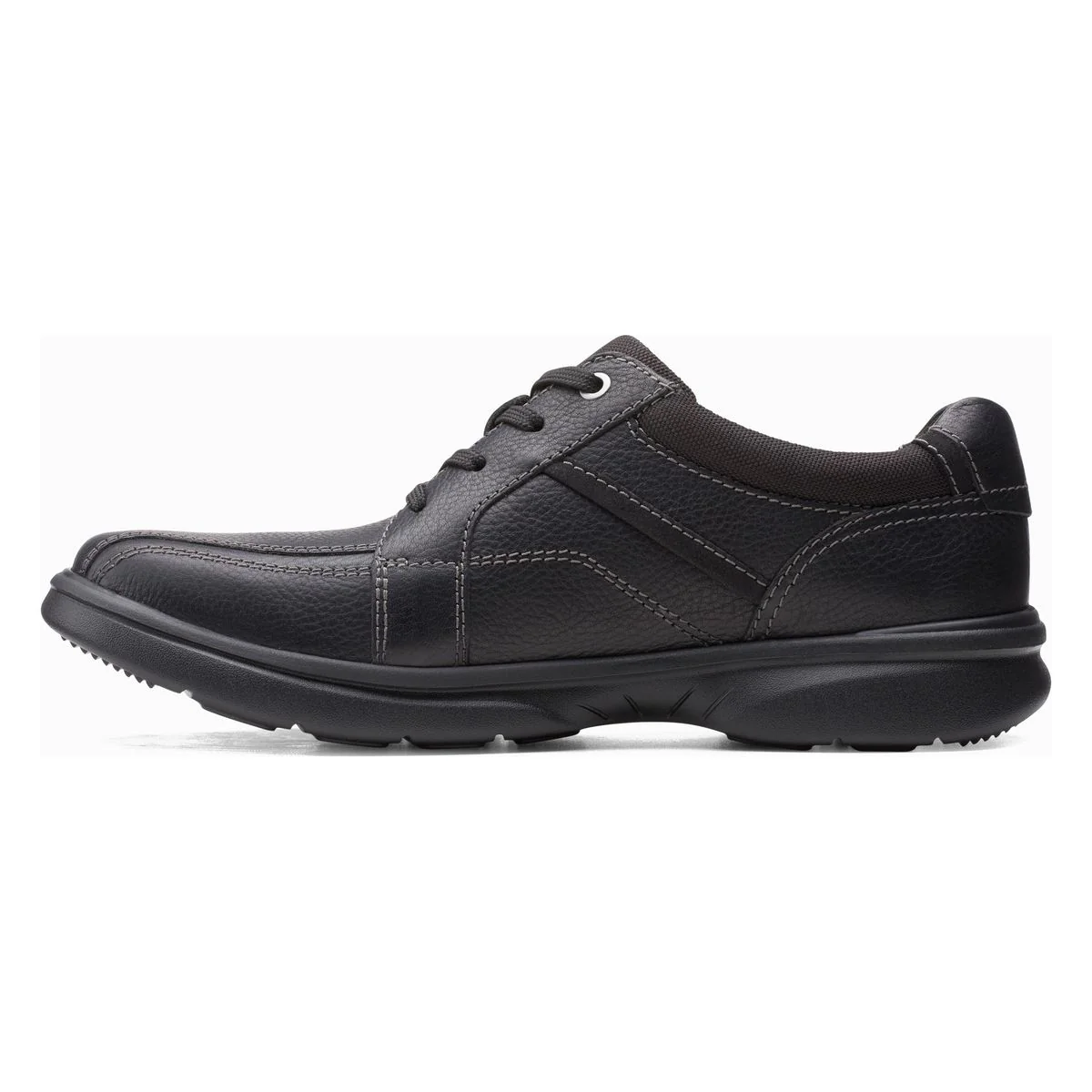 Clarks Men's Bradley Walk Lace-Up in Black - Image 2