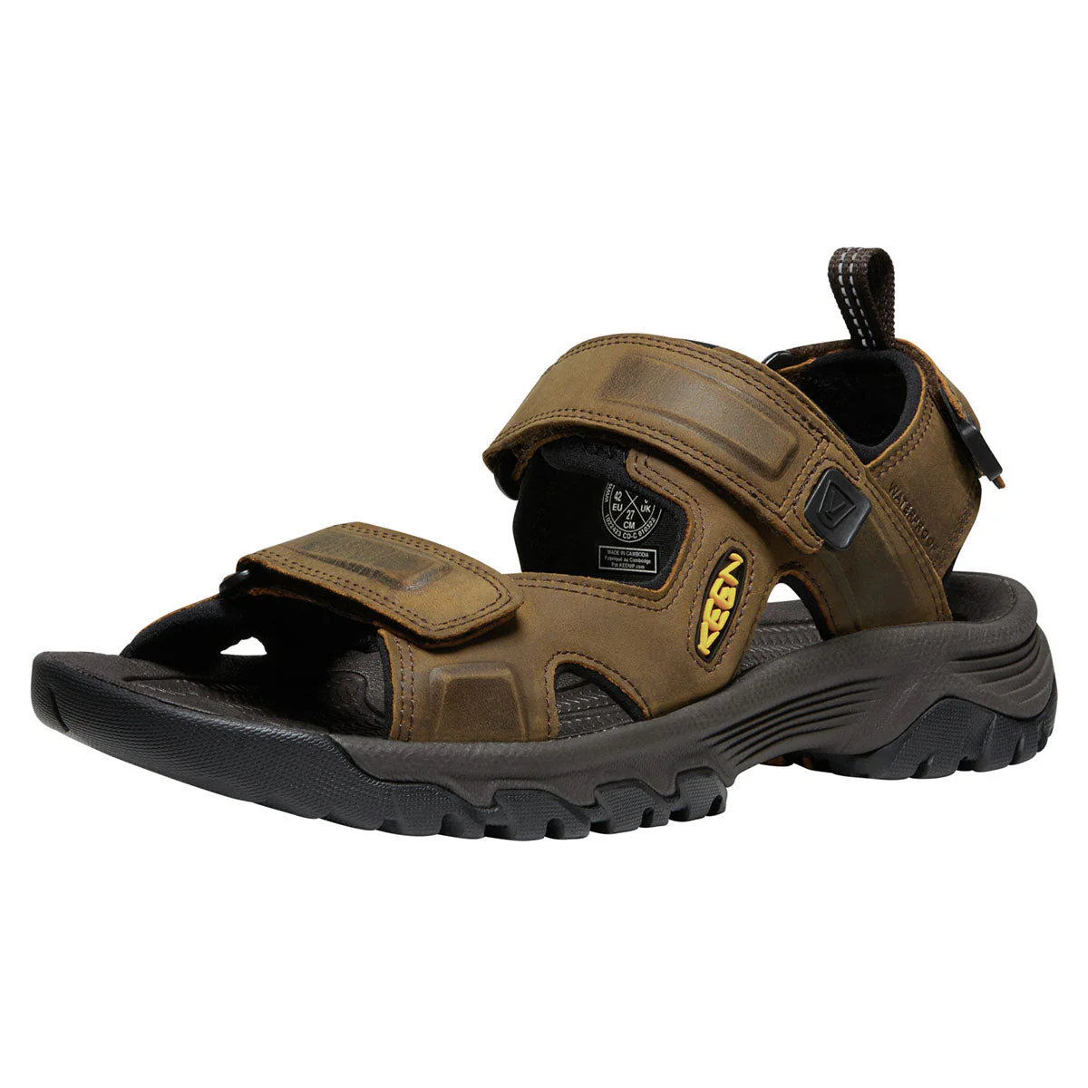 Men's Targhee III Open Toe Hiking Sandal in Bison - Image 3